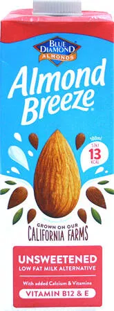 Almond Breeze unsweetened drink 1l