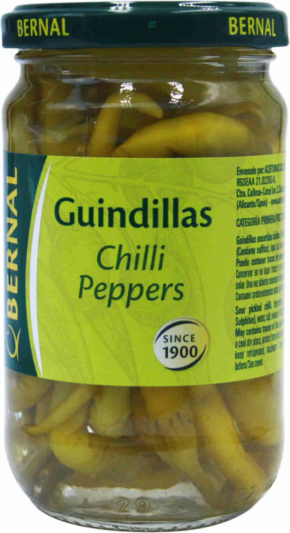 Bernal Green Chilli peppers