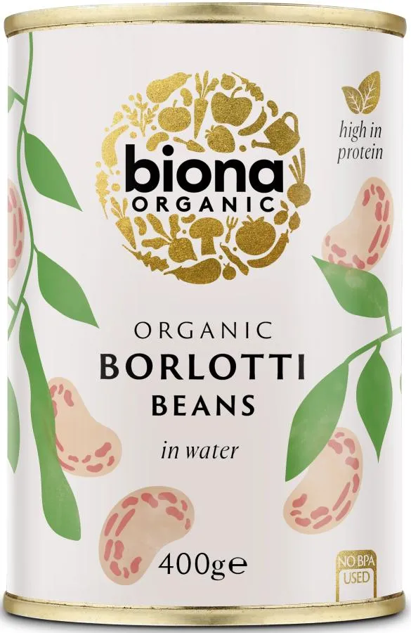 Biona Organic Borlotti Beans 400g