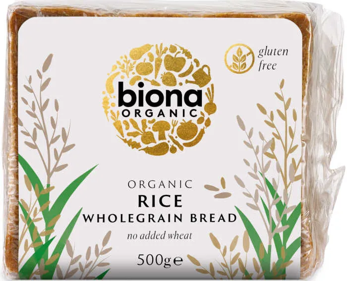 Biona Organic Rice Bread 500g