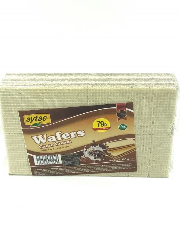 Cacao cream wafers