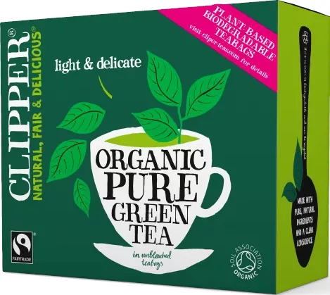 Clipper Organic Pure Green Tea 80 Bags