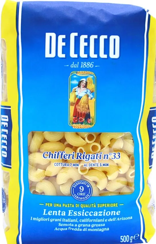 De Cecco Pasta chifferi rigati 1kg
