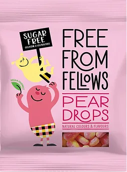 Free From Fellows Pear Drops 70g