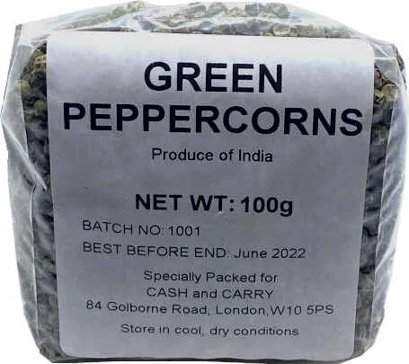 Green Peppercorns 100g
