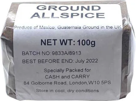 Ground All Spice 100g