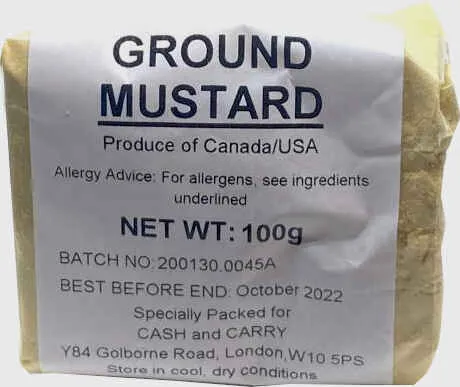 Ground Mustard 100g