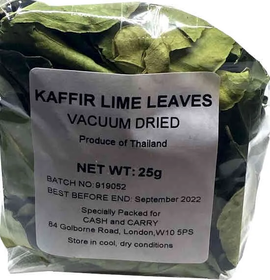Kaffir Lime Leaves 25g