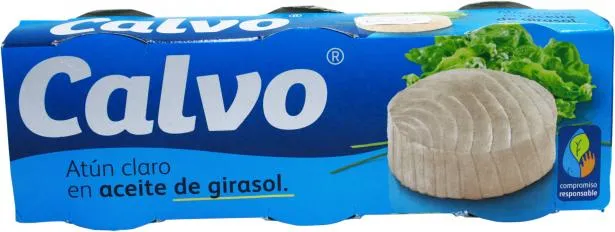 Light Tuna in sunflower oil  3 x 80g