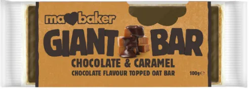 Ma Baker Chocolate & Caramel Giant Bar 100g