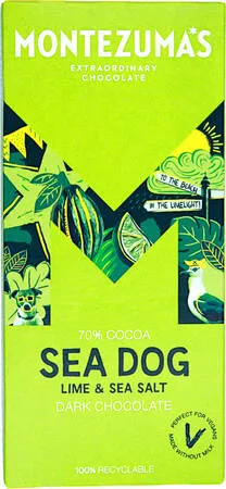 Montezuma's Lime Sea Salt Chocolate 90g