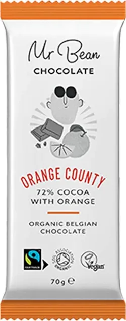 Mr.Bean Orange County Chocolate Bar 70g