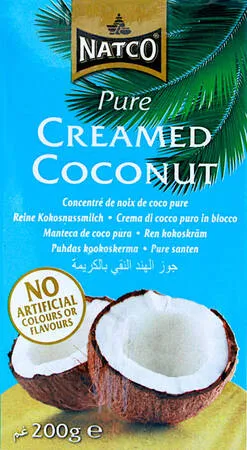Natco Pure Creamed Coconut 3 x 200g