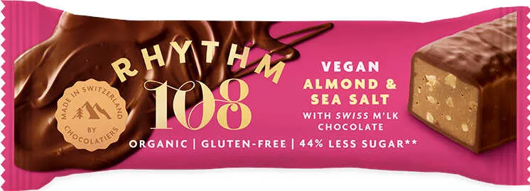 Rhythm 108 Almond & Sea Salt Bar 33g