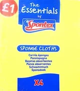 Sponge cloths 4 pack