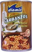 Diamir Chickpeas with chorizo and bacon 425g