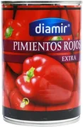 Diamir red peppers 425g