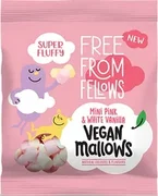 Free From Fellows Mini Pink & White Vanilla Vegan Mallows 105g