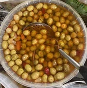 Moroccan Garlic green olive mix 500g