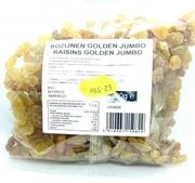 Golden jumbo raisins
