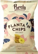 Purely Sea Salt Plantain Chips 75g