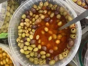 Moroccan Purple & green olive mix 500g