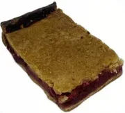 Raspberry & almond slice