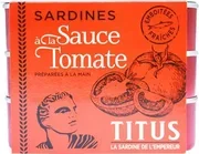 Titus sardines in tomato sauce 3 pack 375g