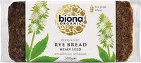 Biona Organic Rye Bread with Hemp Seed 500g