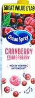 Cranberry & Raspberry Juice 1l