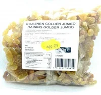 Golden jumbo raisins