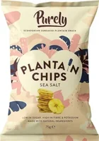 Purely Sea Salt Plantain Chips 75g