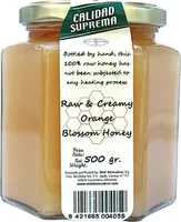 Row & creamy Orange Blossom Honey 500g