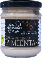 Salsas Asturianas 5 pepper salsa 190g