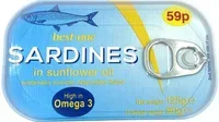 Sardines in Sunflower Oil 125g