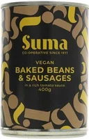 Suma Vegan Baked Beans & Sausages 400g