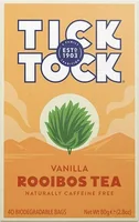 Tick Tock Vanilla Rooibos Tea 40 bags 80g