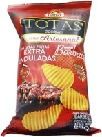 Totas Crisps BBQ  Flavour 130g