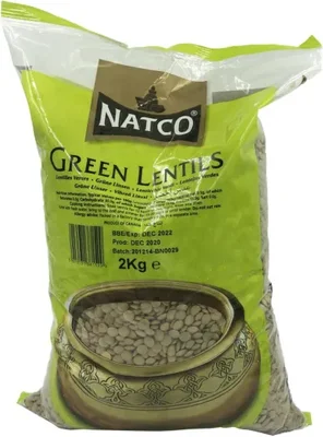 Natco Green Lentils 2kg