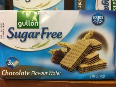 Sugar free chocolate flavour wafer  210g