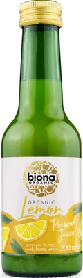 Biona Organic Lemon Pressed Juice 200ml