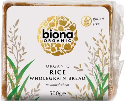 Biona Organic Rice Bread 500g