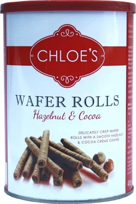 Chloes Wafer Rolls 400g