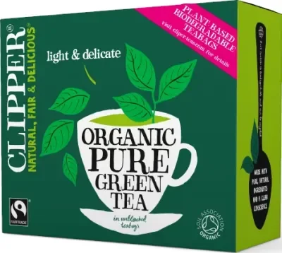 Clipper Organic Pure Green Tea 80 Bags