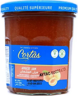 cortas apricot jam 370g