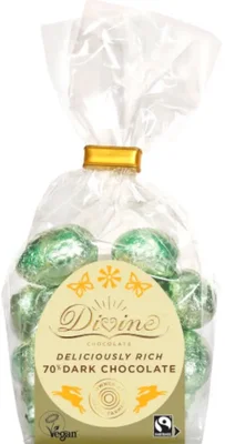 Divine  70% Dark Chocolate Eggs 152g