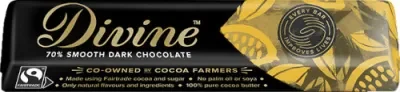 Divine 70% Dark Chocolate Bar 35g
