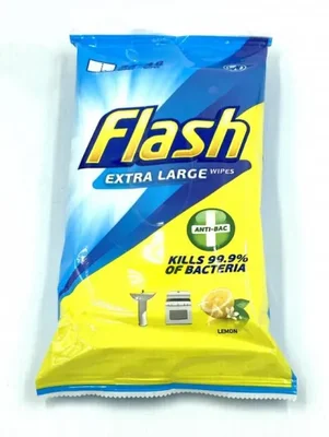 Flash surface wipes
