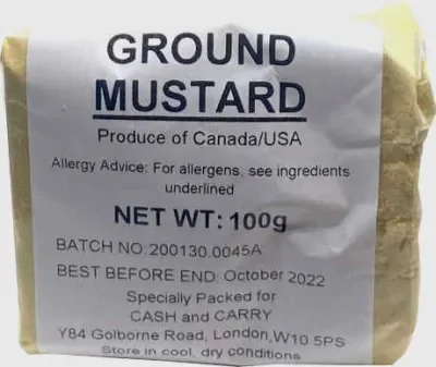 Ground Mustard 100g
