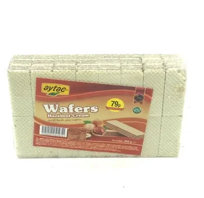 Hazelnut cream wafers